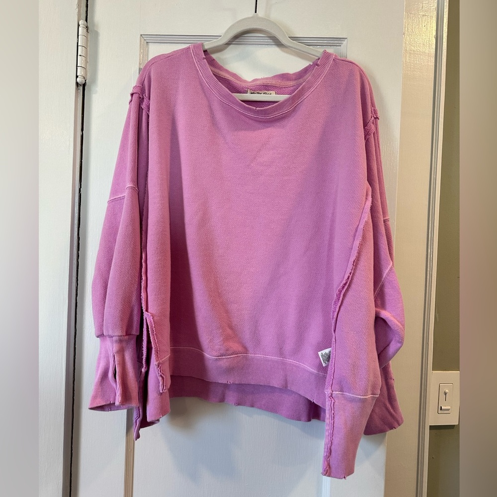 We The Free Camden sweatshirt. Lilac purple color. Size small.